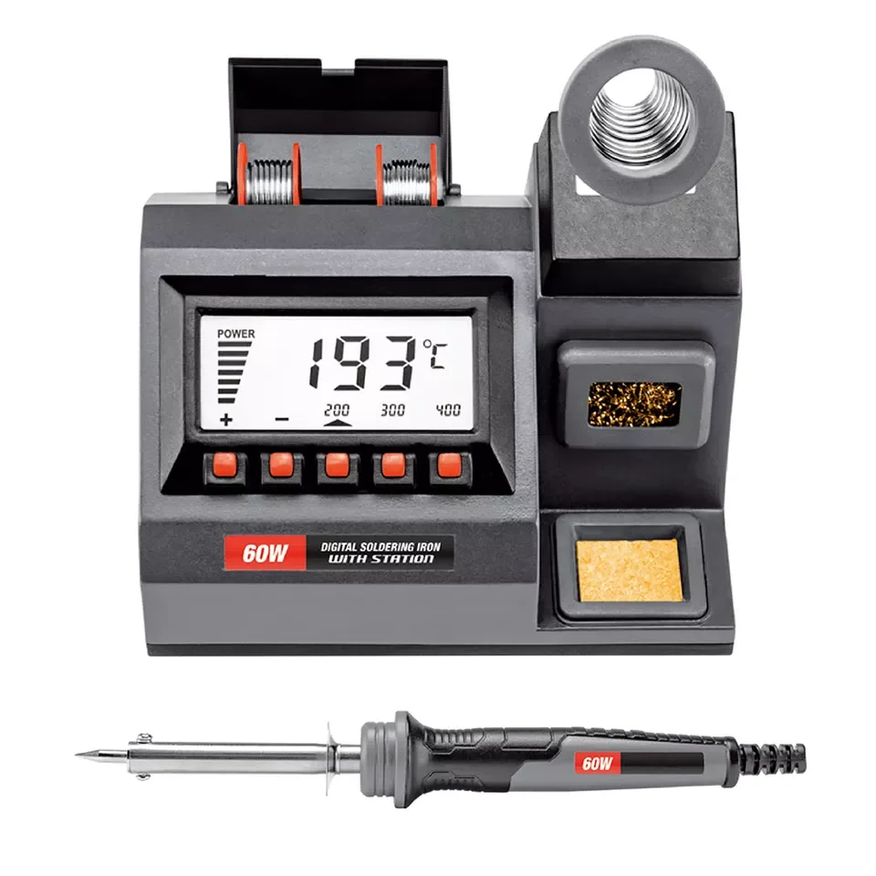 Imagem -06 - Frogbro-estação de Solda Elétrica com Display Lcd Sucção de Temperatura Ajustável Tin Gun Desoldering Rework Welding Tool 60w