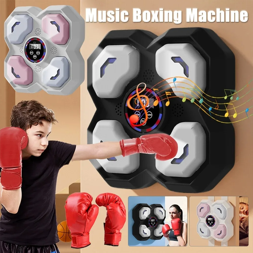 

Boxing Sports Smart Music Boxing Machine Fitness Exercise Agility LED Lighted Sandbag Reaction Exercise Bluetooth Punching Pad