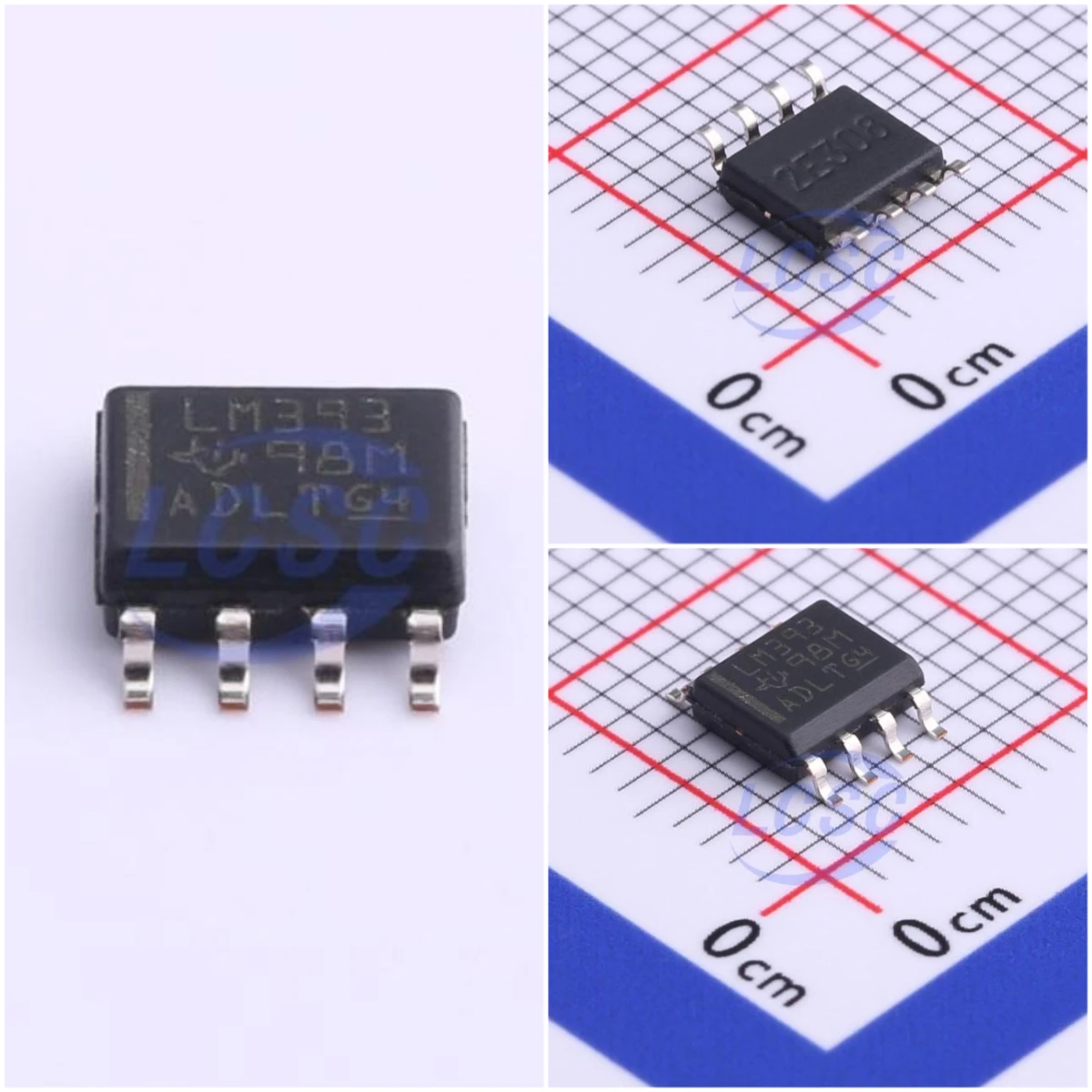 10pieces/Pack LM393DR Dual Differential Comparators 25nA 2 SOIC-8 Linear Comparators IC Chip Code LM393