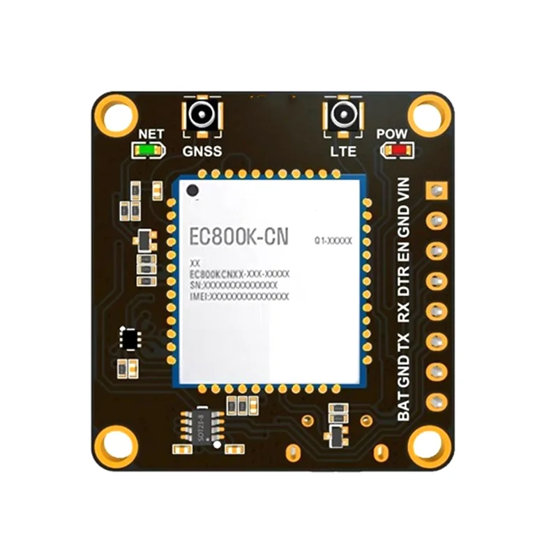 

【Livraison Rapide】EC800K-CN Коммуникационная сеть DTU Платежный модуль Iot 4G Full Netcom CAT1 Основная плата Макетная плата