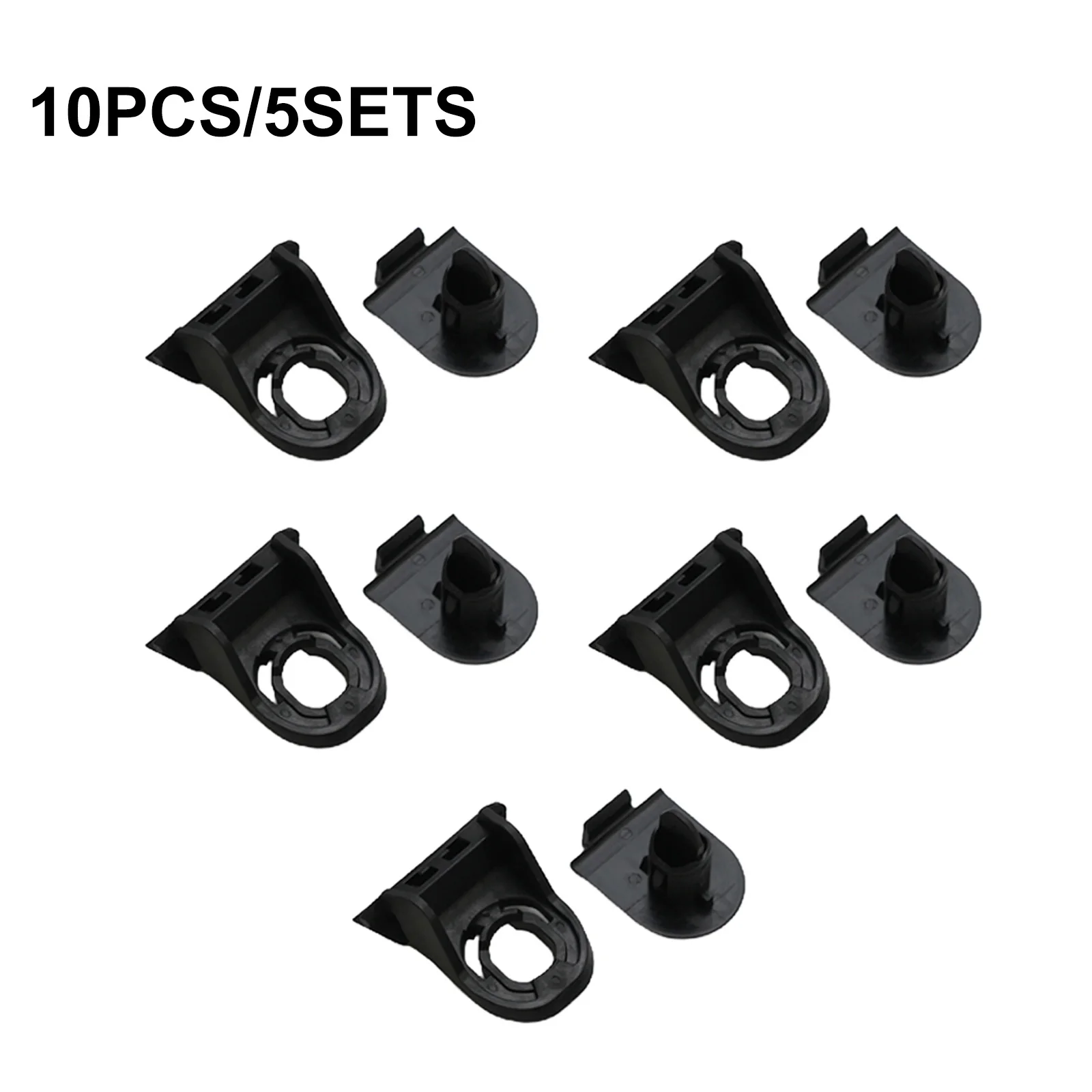 10pcs/5set Front Bumper Fender Liner And Pin Hold For Toyota-Camry For Corolla 18-21 Black Plastic Clip Replacement