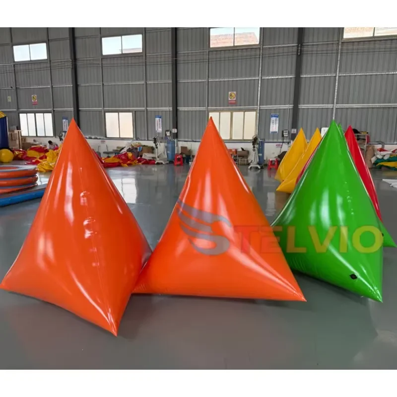 Custom Shape Race Marker PVC Inflatable Water Floating Buoy Lake Swimming Buoy for Sea Lake Triathlon Floating Marker