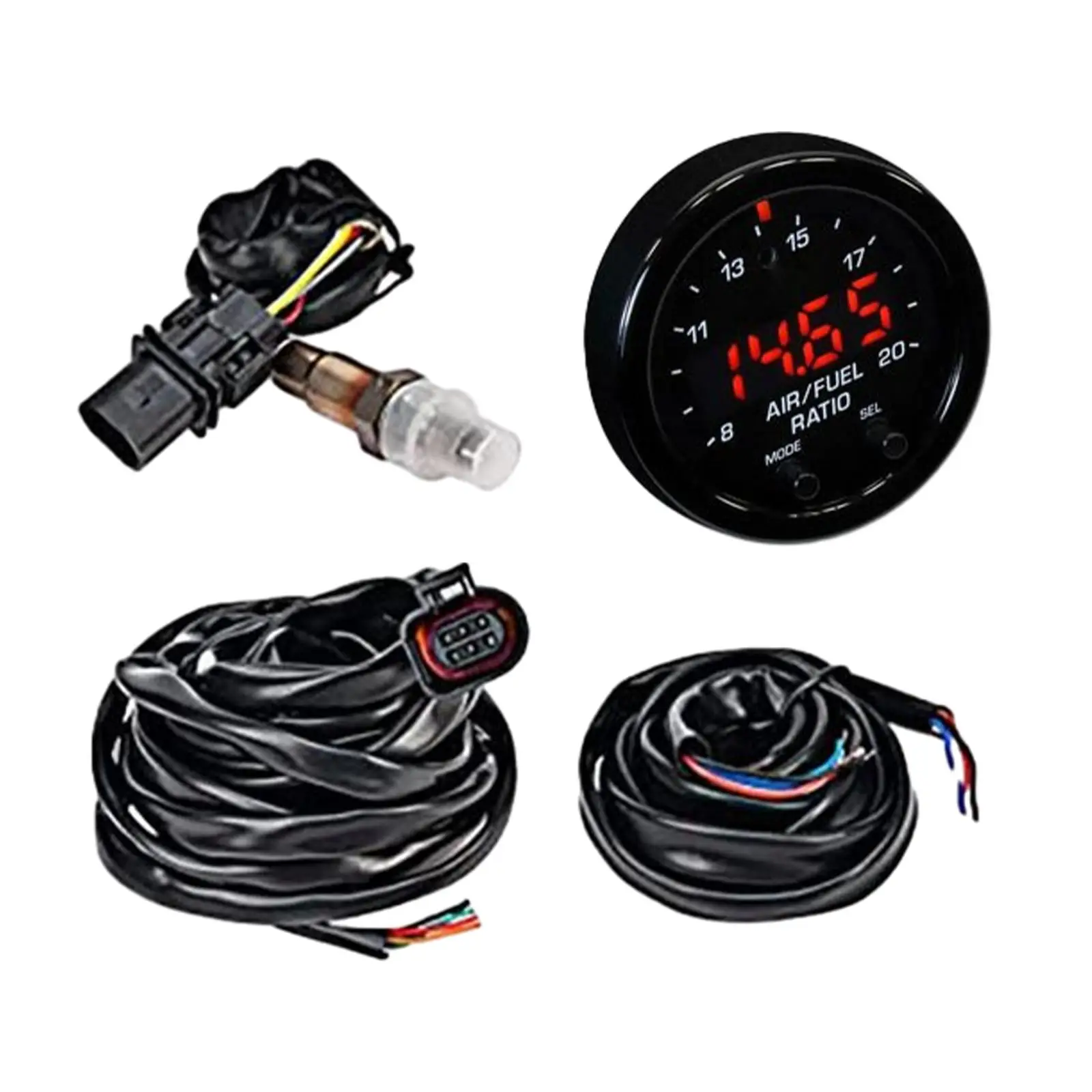 30-0300 x Series Afr Gauge Set Spare Parts 52mm 2.04inch Easy Installation 30-4110 Uego Air Fuel Ratio Gauge Set