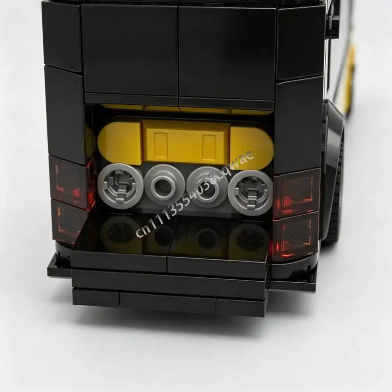 426 Parts Metro City Bus Transportation Model DIY Custom Puzzle Building Blocks Creative Assembly Educational Toy Popular Gifts