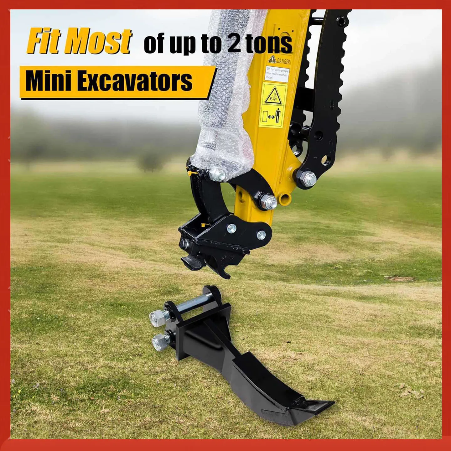 

Excavator Attachment Quick Connector Excavator Quick Hitch Coupler Portable Fast Connection Alloy Steel for Mini Excavators