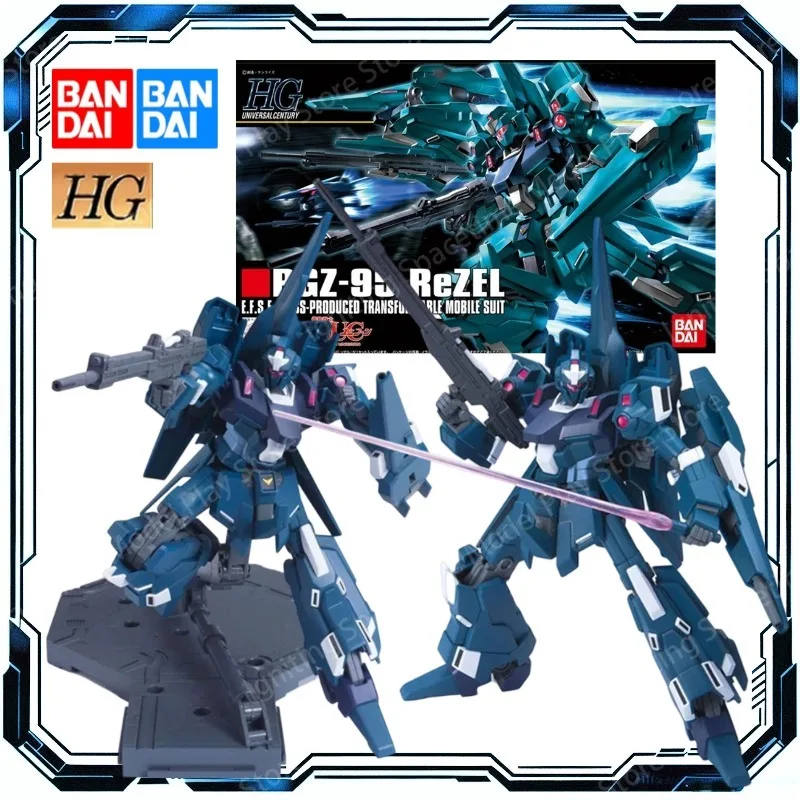 Bandai HGUC 1/144 RGZ‑95 ReZEL E.F.S.F Transformable Mobile Suit Gundam UC Assembly Model Kit Variable‑Form Collectible Figure