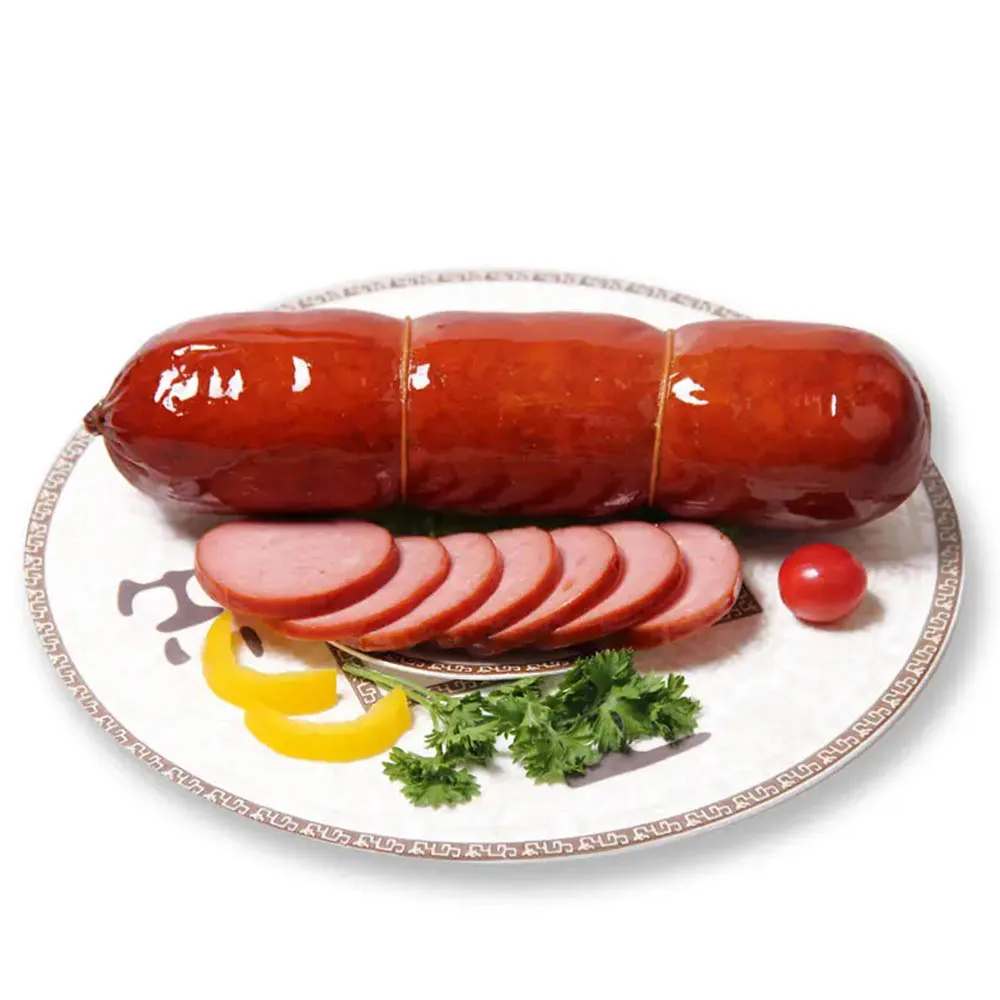 Brown Width 85mm Plastic Sausage Casing 1-10 Meters Meat Packing Kitchen Tools BBQ Ham Meat Filling Tools For Grinder Machine
