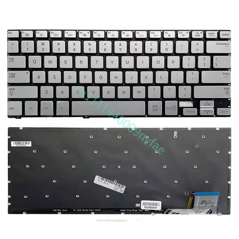 US Layout for Samsung 730U3E NP740U3E 740U3E NP730U3E NP730U4 NP730QAA-K01 Laptop Keyboard backlight 0.3