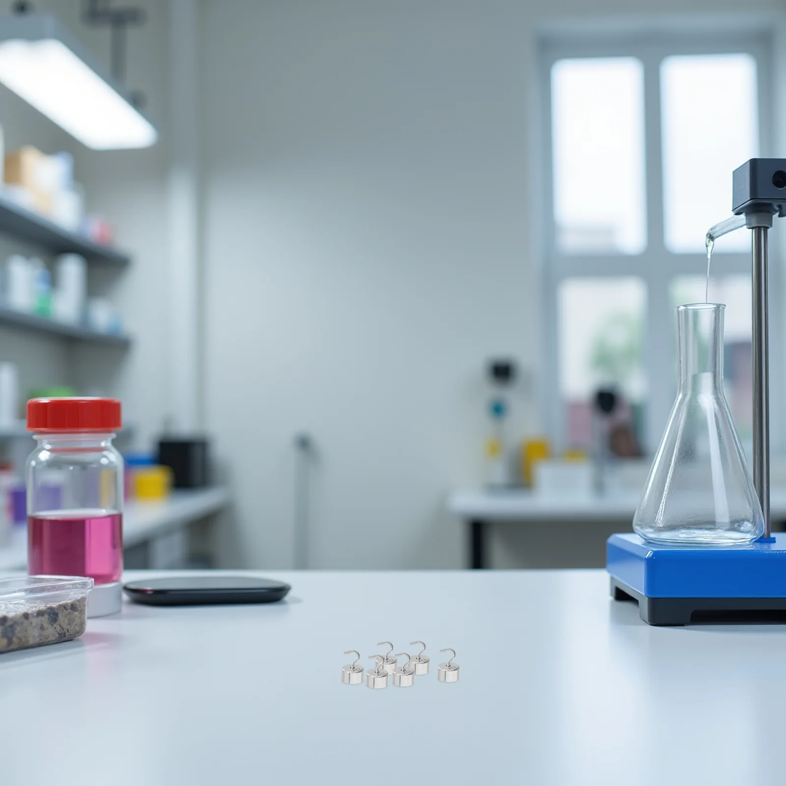 

Labs Calibration Mass Weight Correction Weights with Hanger for Experiment Hook