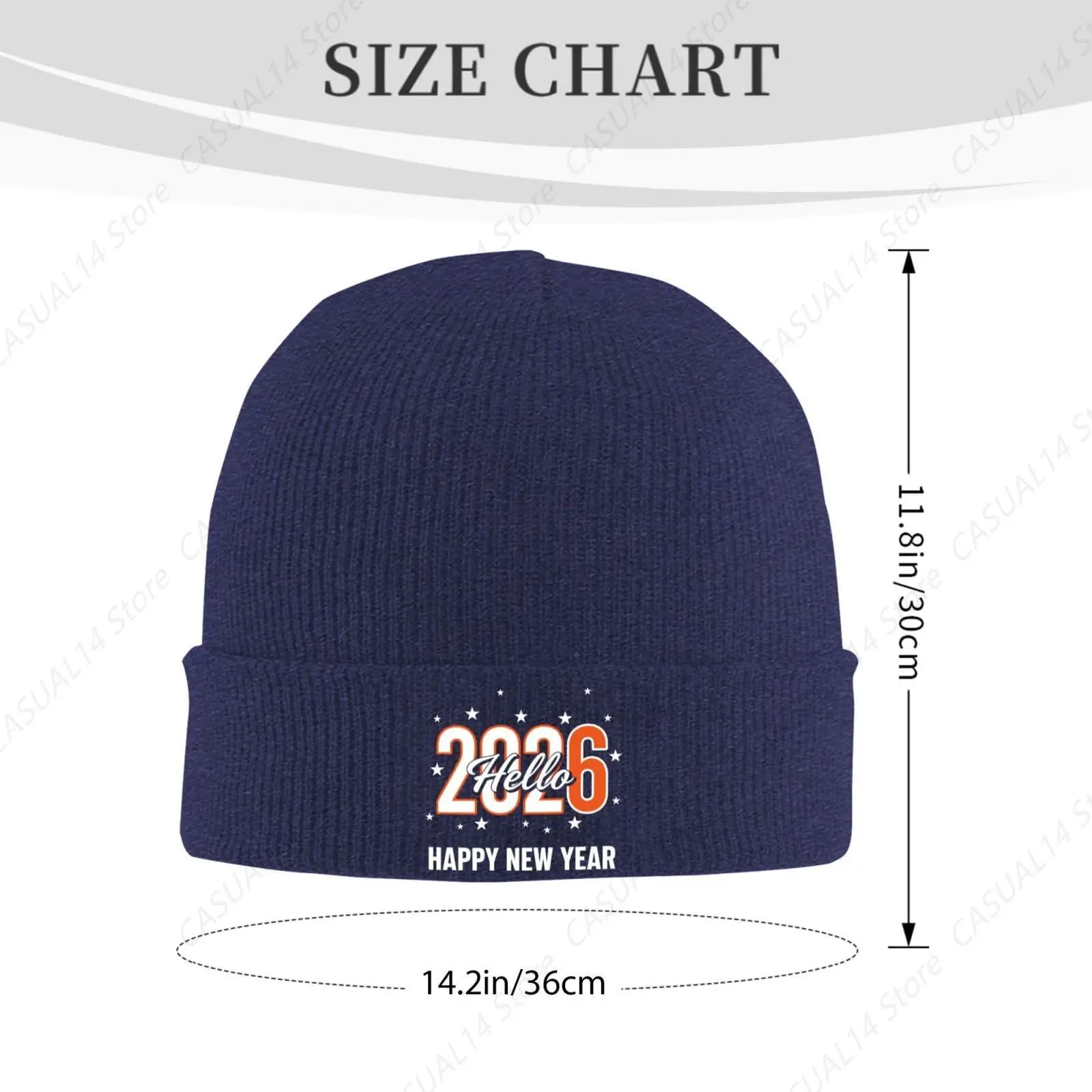 Hello 2026 Happy New Years Hats for Womens Baseball Caps Fashion Washed Running Hat Breathable Navy Blue