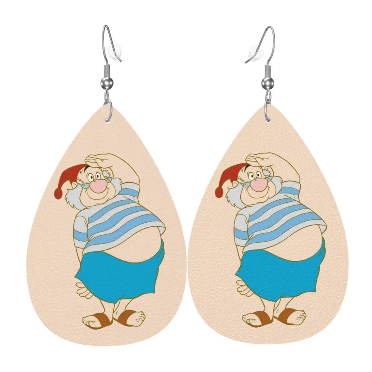 

Кожаные серьги-подвески «Питер Пэн» для женщин, в стиле аниме, в форме капли, ювелирные аксессуары