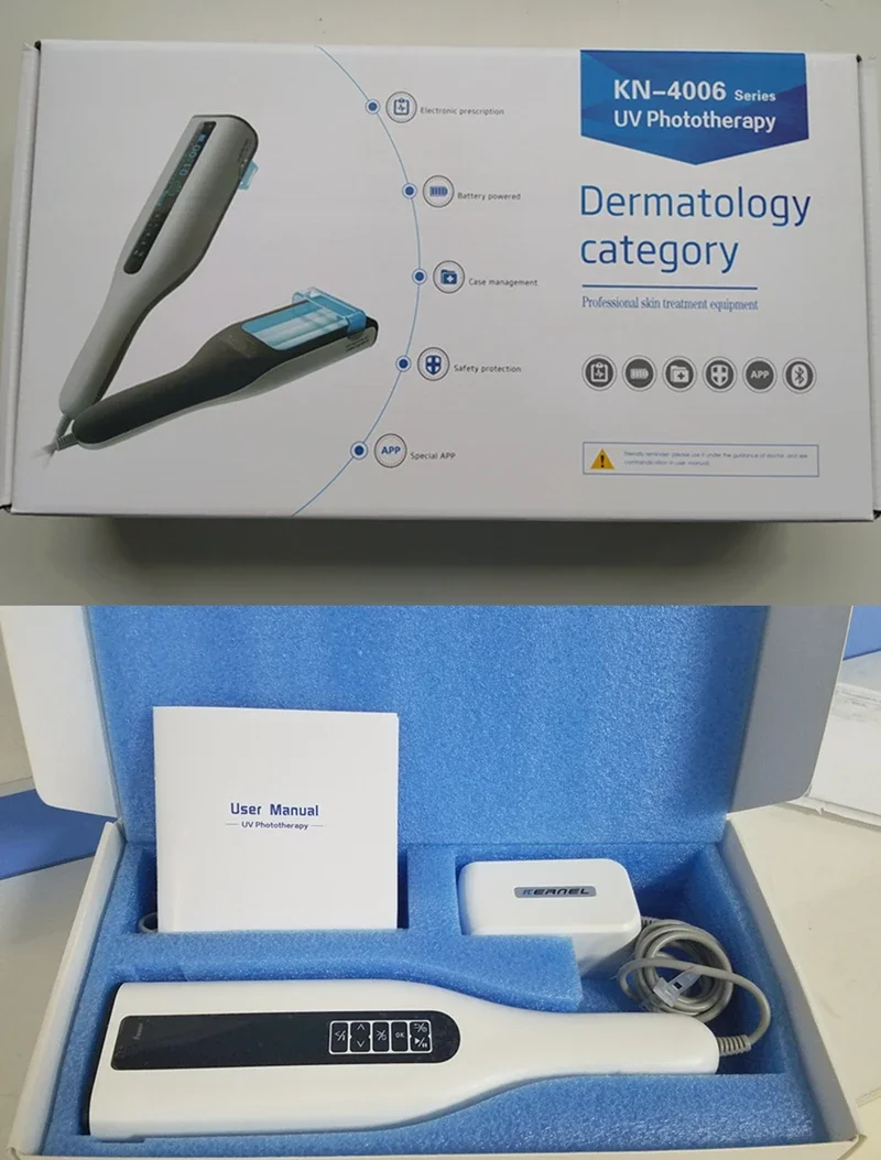 Kernel KN-4006BL1 311nm narrowband UVB phototherapy lamp for Vitiligo psoriasis eczema  disorders treatment image 6