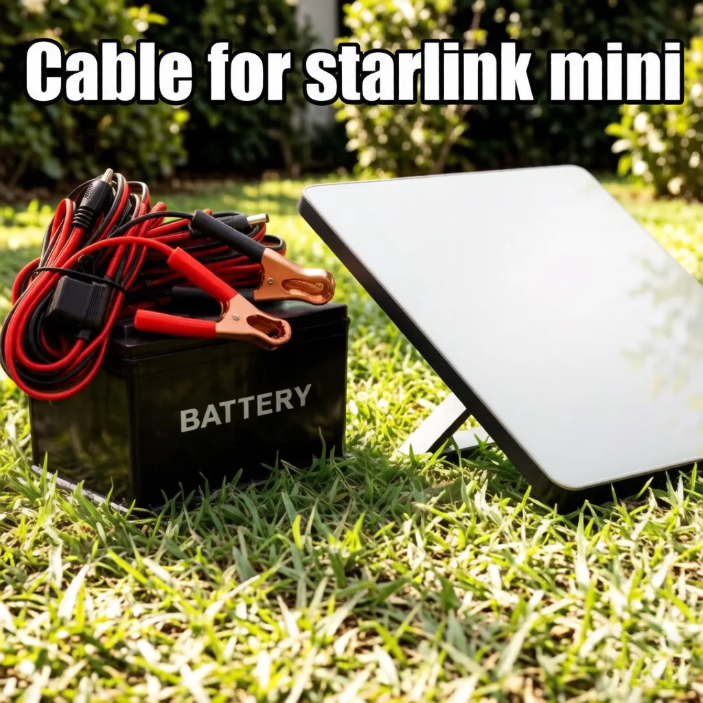5m Starlink Mini Car DC Power Cable,Starlink Mini DC Car Satellite Power Cable, Outdoor Plug Car Charger Power Cable