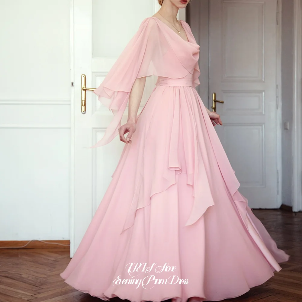 IRIS Customized Pink Chiffon H - Women'S Holiday Formal Wear 评论和价格