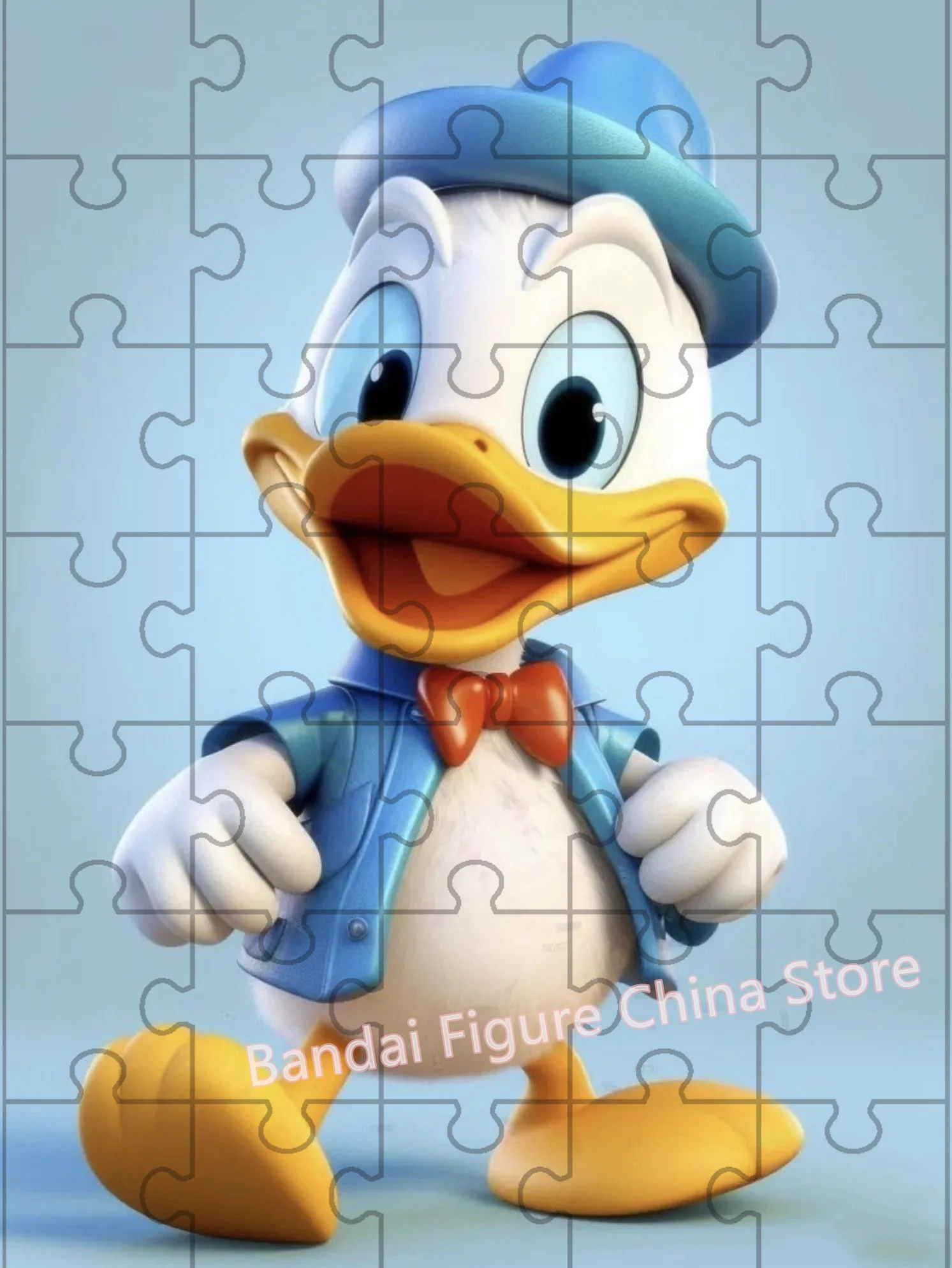 Nursery Cartoon Decor Mini Puzzle 35 Pieces Disney Anime Donald Duck and Daisy Duck Print Diy Jigsaw Puzzles Kids Toys