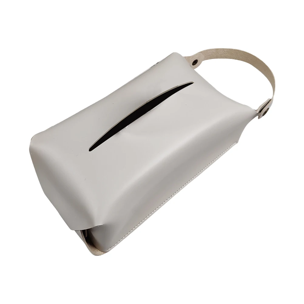 

Tissue Box Holder Desk Car Napkin Container Waterproof Breathable Office Decor Storage Box Paper Towel Home Use