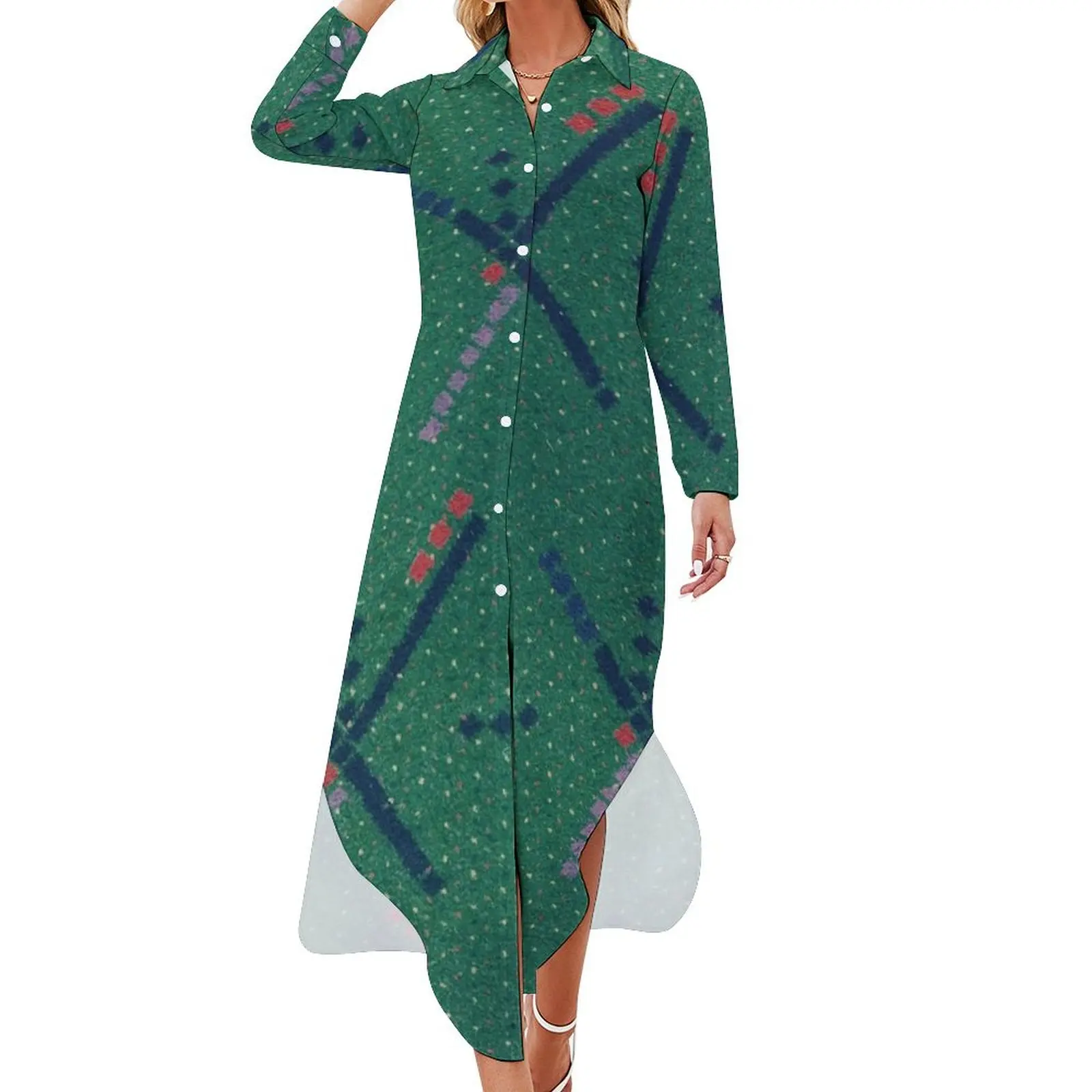 

The PDX Carpet Long Sleeved Shirt Dress evening dress women dress for women dresses for women 2024 luxury designer party