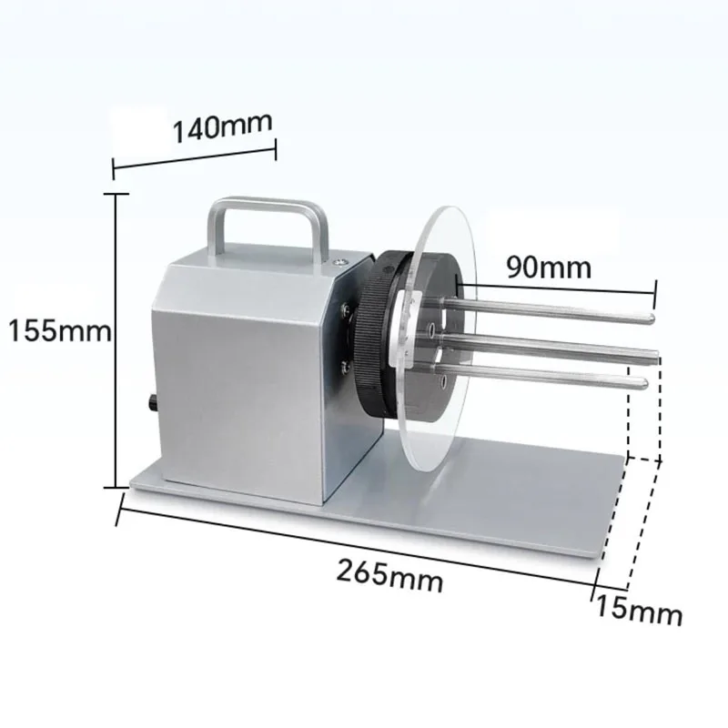 V5pro Electric Label Rewinder Adjustable Speed Synchronized Tension Control for Barcode Labels