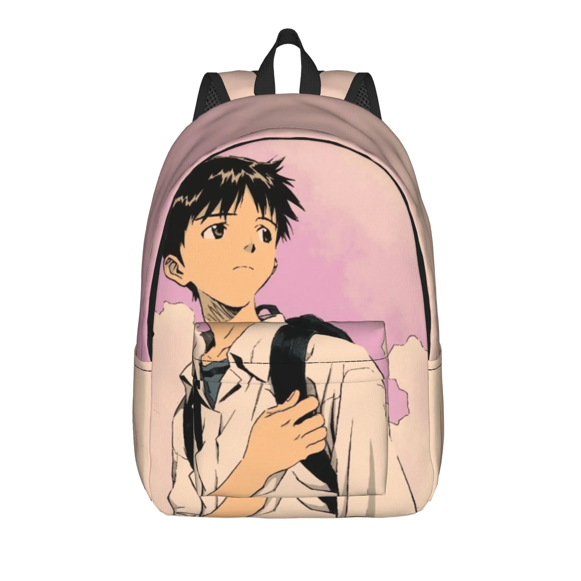 

Back to school season Solid Shinji Ikari (5) Schoolbag EVA Male Lady Backpack