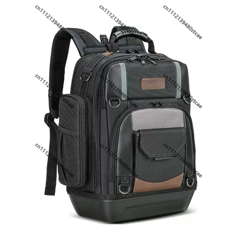 Durable Heavy Duty Backpack Tool Bag Portable Electrician Ladder Storage Bag Multifunctional Maintenance Organizer