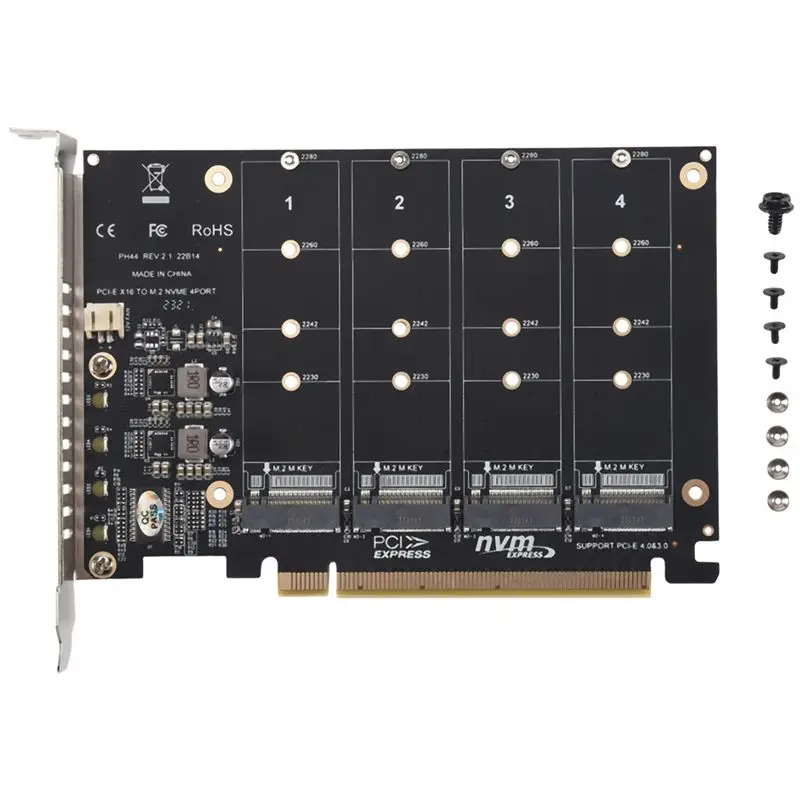 A23F-PH44 NVME 4-Disk Array Card PCIE Signal Split Array Card