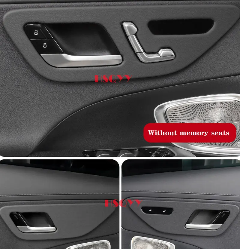 

For Mercedes Benz C Class GLC W206 X254 Leather Interior door decorative panel cover trim automotive interior accessories