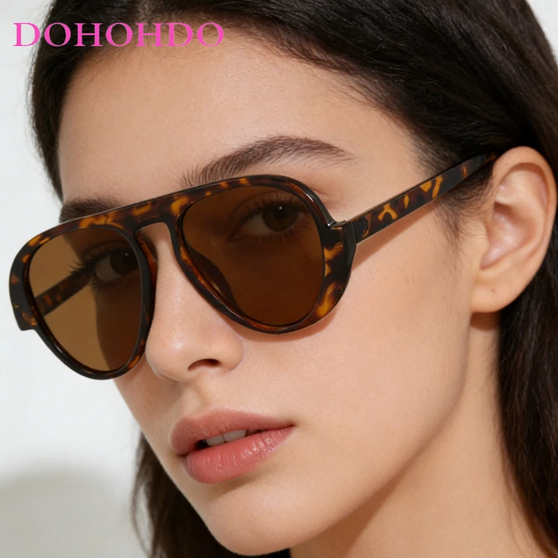 

Fashion Luxury Brand Design Big Frame Oval Punk Sunglasses Women Popular Vintage Men Sunglass Driving Travel Shades Female UV400