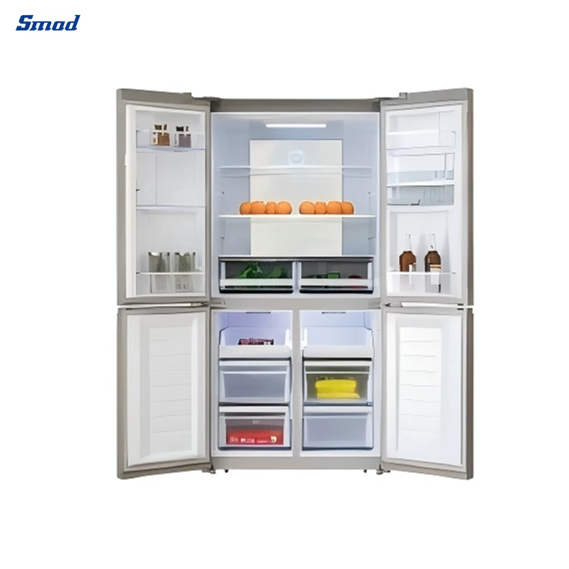 220 volts four-door fruit and vegetable refrigerator cross door refrigerator for home use DM-744WS3E