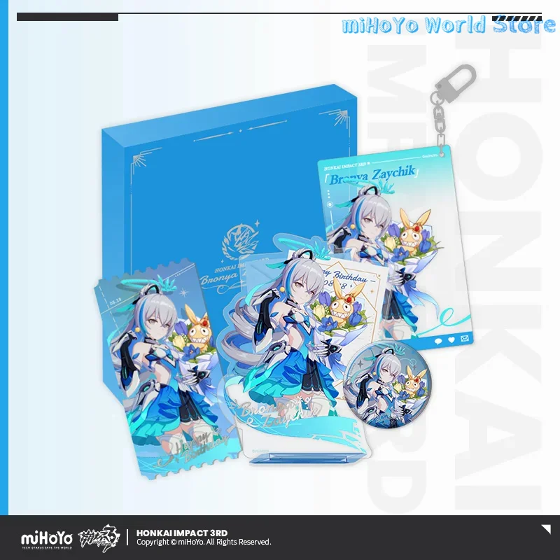 In Stock Original MiHoYo Game Honkai Impact 3 Bronya Zaychik HERRSCHER OF TRUTH Theme Series 2023 Bronya Birthday Gifts Set