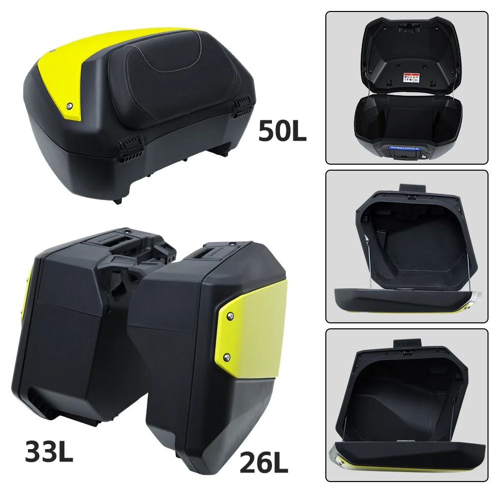 Speedancee for Honda XADV750 2022-2026 Top Box and Side Case Available in Multiple Colors Perfect for Safe Storage and Travel