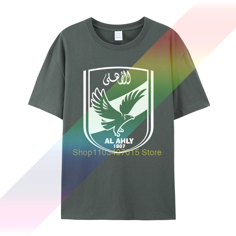 Sports man's T shirt Al Ahly of Egypt Soccer Football Jersey Africa Alhy Print Men Short Sleeve Men New for mans tshirt