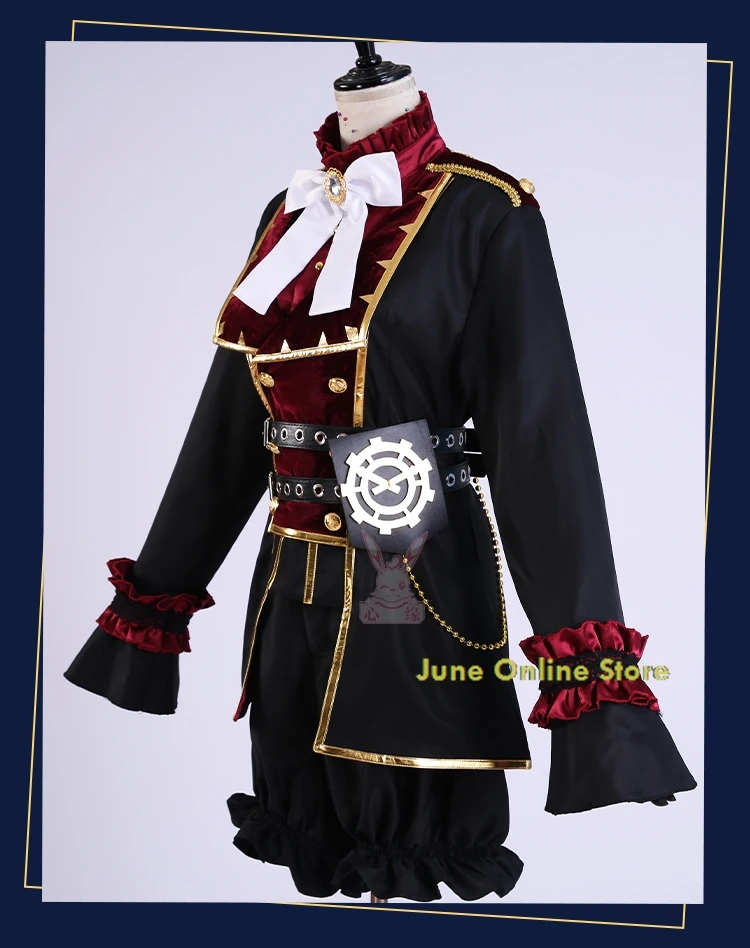 Ensemble Stars Valkyrie Nito Nazuna Mika Cosplay Costume Wig Theatre Elegant Uniform Stage Costume Halloween Role Play Suit Wig