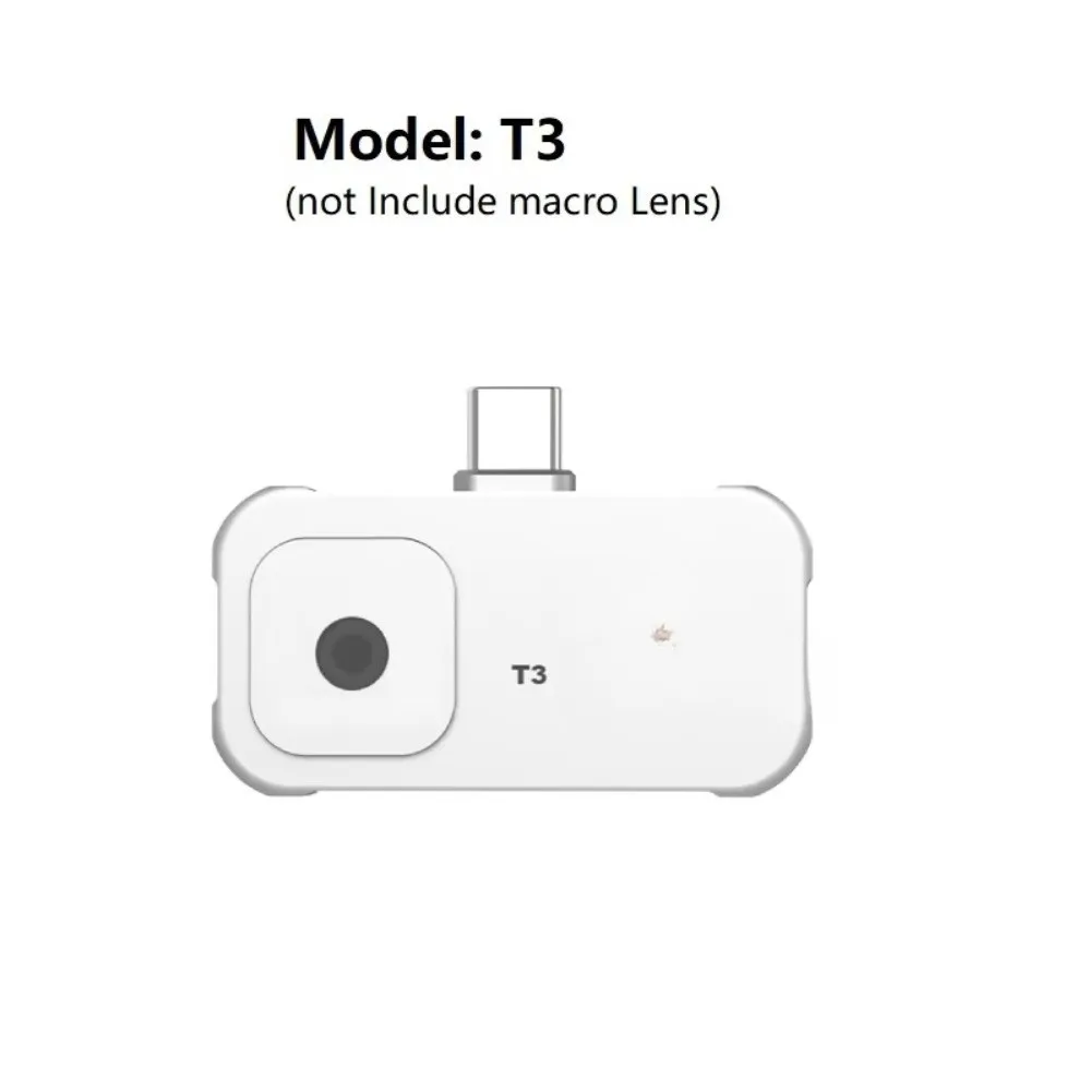 T3 Thermal Imaging Device for Mobile Phones 20~550C Range 25Hz Frame Rate 96x96 Sensor with Magnetic Lens Option