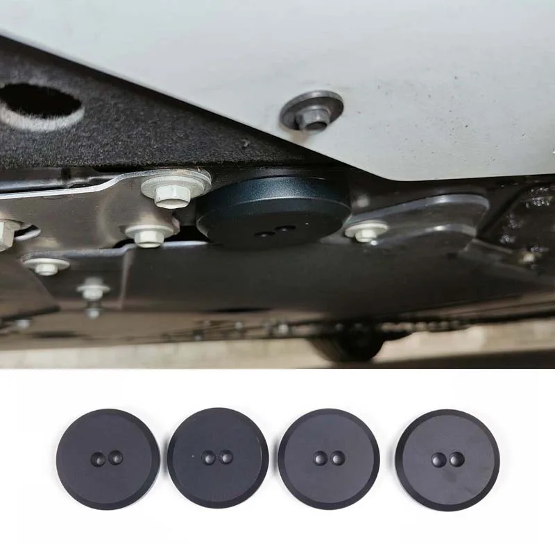 

For Chevrolet Corvette C5 C6 C7 C8 Black Aluminum Jack Pad Set of 4 Car Accessories