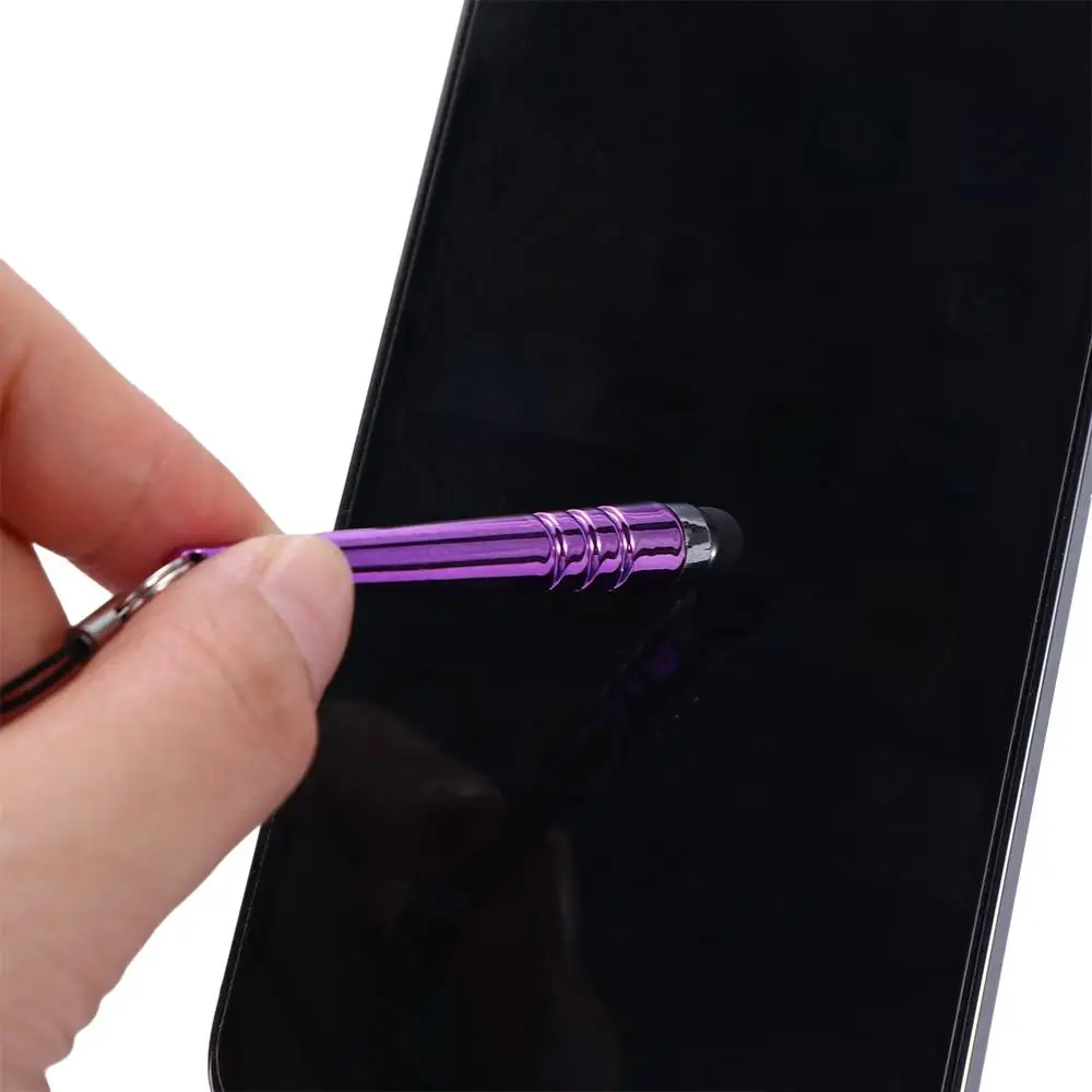 Random Colors Screen Touch Smooth Touch Control Dust Plug Tablets Pen Stylus Touch Pen Capacitive Screen Touch Pen Capacitive