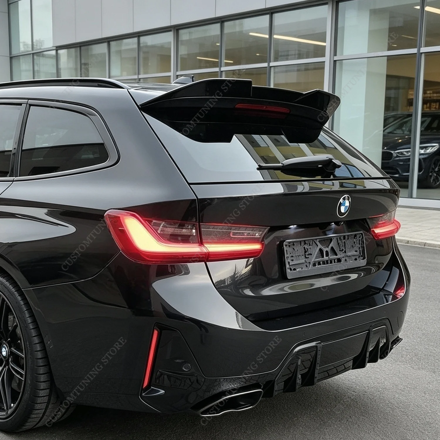 For Bmw G21 Gloss Black FD Style ABS Rear Spoiler Caps 320i 320d 330i 330d 330e M340i Touring Rear TopTail Wing Lid 2019-2026