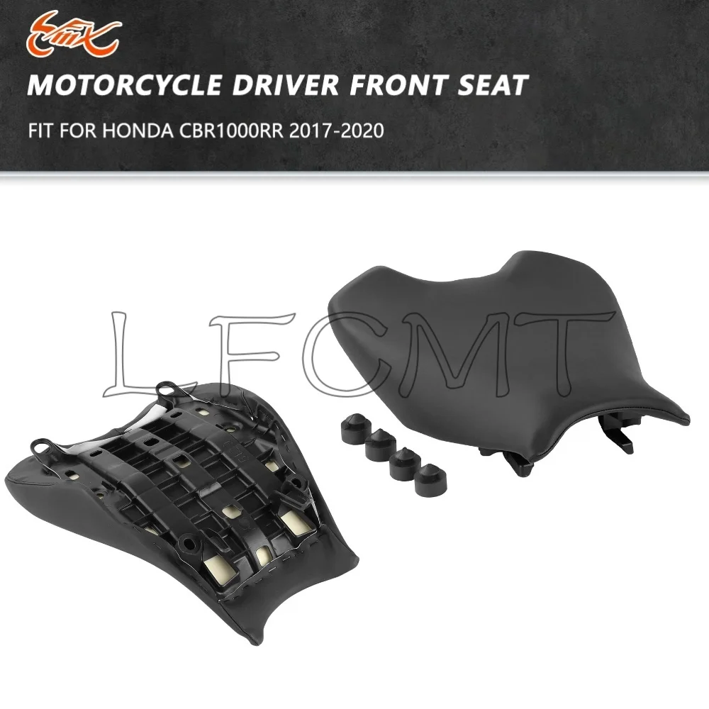 Image of Passend für Honda CBR 1000 RR CBR1000RR 2017 2018 2019 2020 Komfortabler Motorrad-Fahrersitz Vordersitzkissen aus PU-Leder