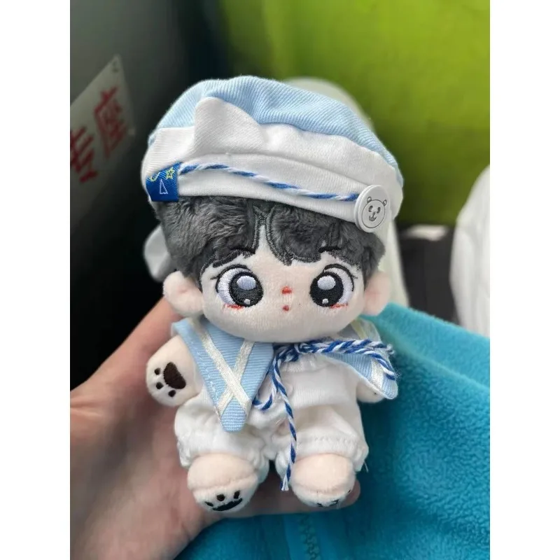 Pakaian boneka mewah Kpop Star Idol Navy Sailor Suit kostum imut CP Starfish Normal 10cm pakaian boneka mewah pakaian Plushie