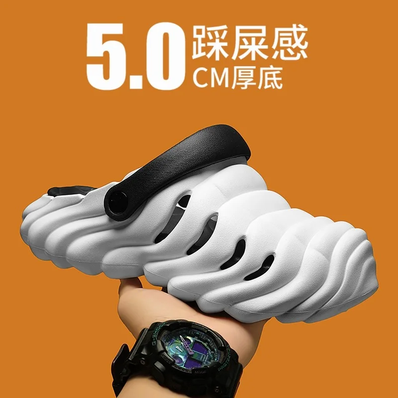 

Slippers Men Summer Casual Shoes Outdoor Platform Sandals Comfortable Soft Sole Beach Designer Sea Sandals Women for 2026 Luxury