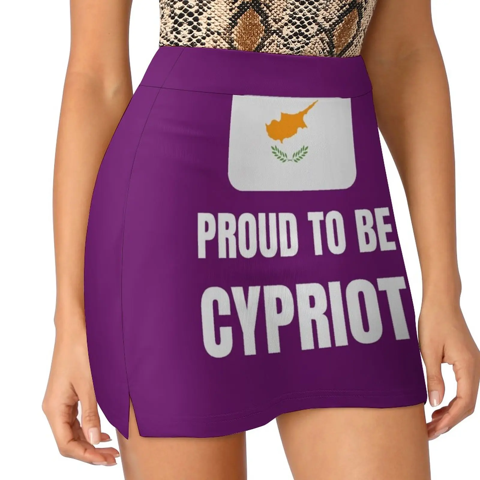 

Proud to be Cypriot Light Proof Trouser Skirt Woman short skirt Women clothing japanese style