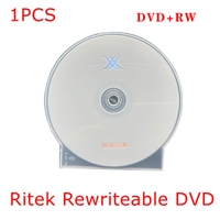 1PCS/2PCS/5PCS Ritek Excellent 4X DVD-RW Rewriteable Blank disc 12CM 120Min/4.7GB disk For Data and Video