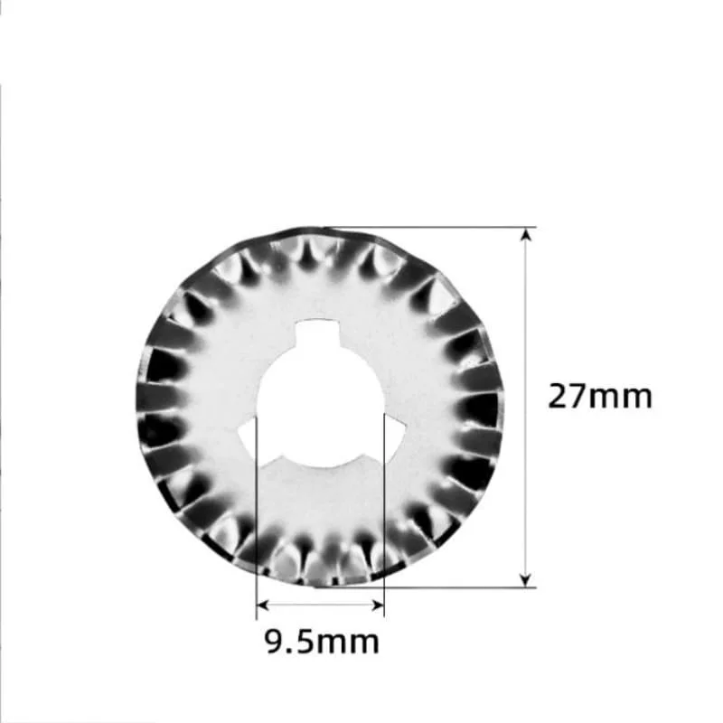 5 Pcs/Lot 27mm Leather Slitting Machine Blade Leather Cutting Machine Double Sided Blades