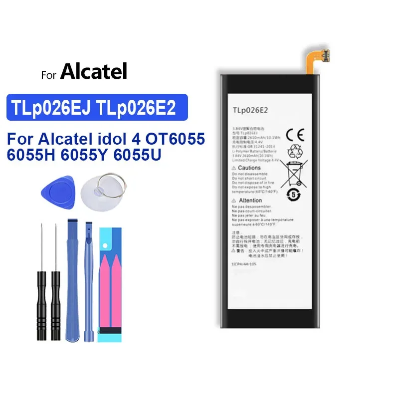 Battery 2000mAh-3000mAh For Alcatel 3V A5 One Touch Idol X Plus 3 4 5 3C OT 6043D 6040D OT6045 6055K 6085D OT5026D OT6055 6055B