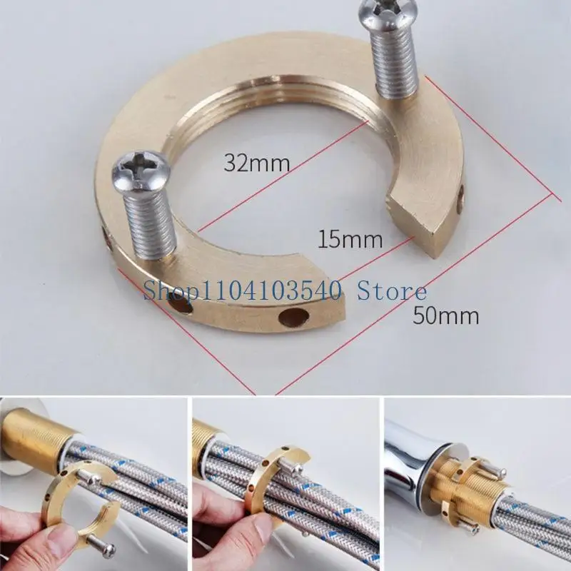 02DC C-Type Faucet Anti-Loosing NUT อุปกรณ์ก๊อกน้ำทนทานและแข็งแรง 32 มม./1.26''