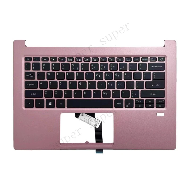 S+ Para Acer Swift 3 N19H4 SF314-57G Palmrest 6B. HJPN8.001 Rosa con teclado retroiluminado