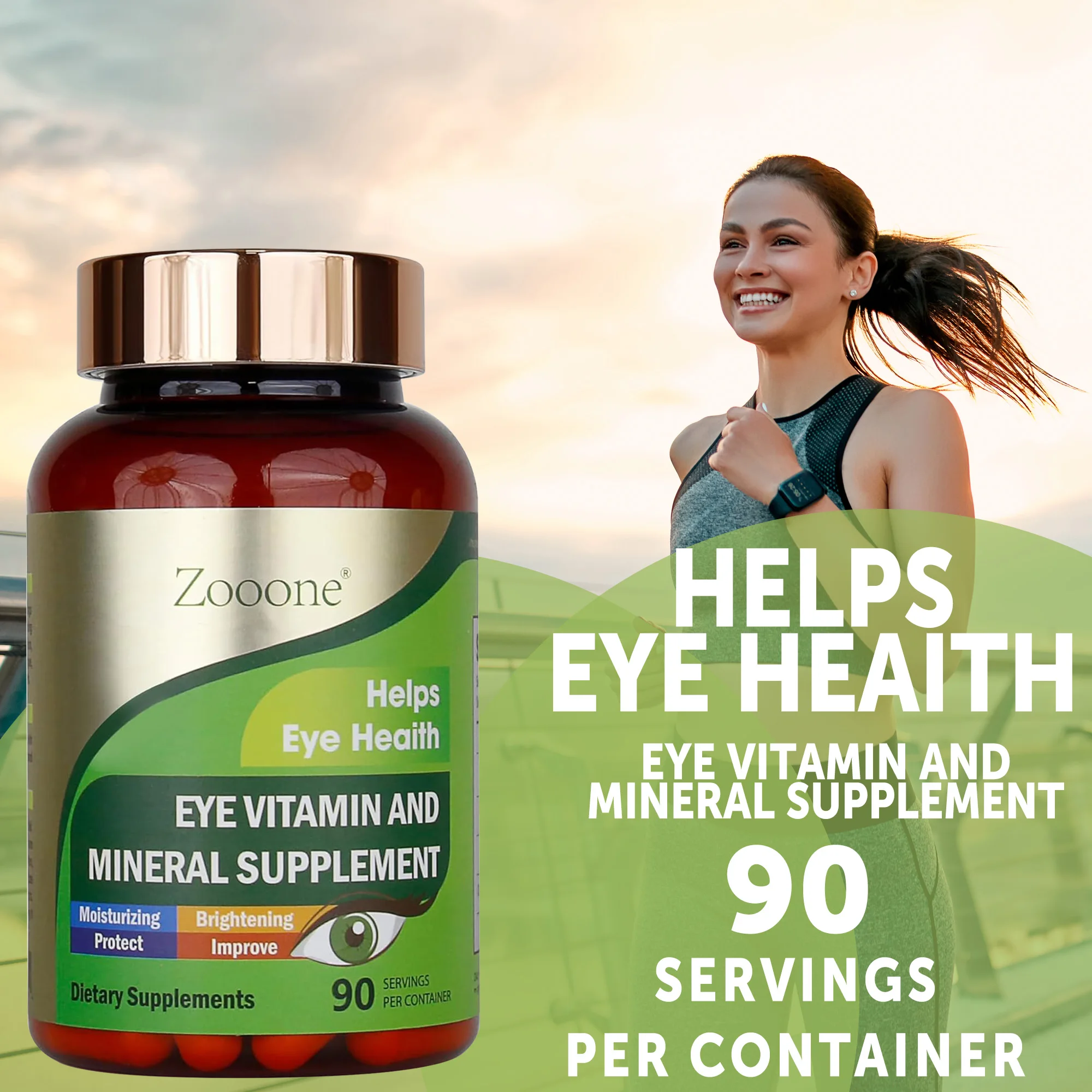 Advanced Eye Vitamin Supplement for Macular Health and Dry Eyes - Supports Eye Strain, Stress, Night Vision