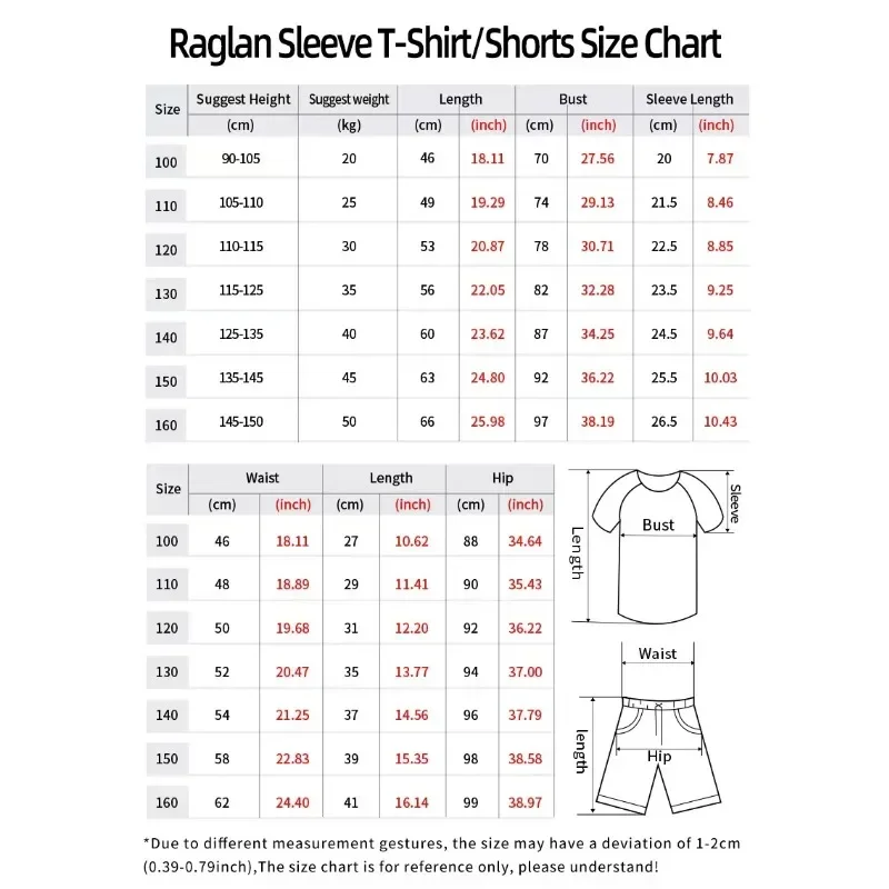 2026 Neues Herren- und Damen-Set für Kinder, 2-teilig, Streetwear Santos-Print Kurzarm-T-Shirt und Shorts, Sommer-Fußball-Trainingsanzug – Detail 3