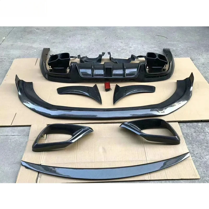 

Carbon Fiber Front Bumper Lip Air Vents Rear Diffuser Spoiler Fender Vents Car Body Kit