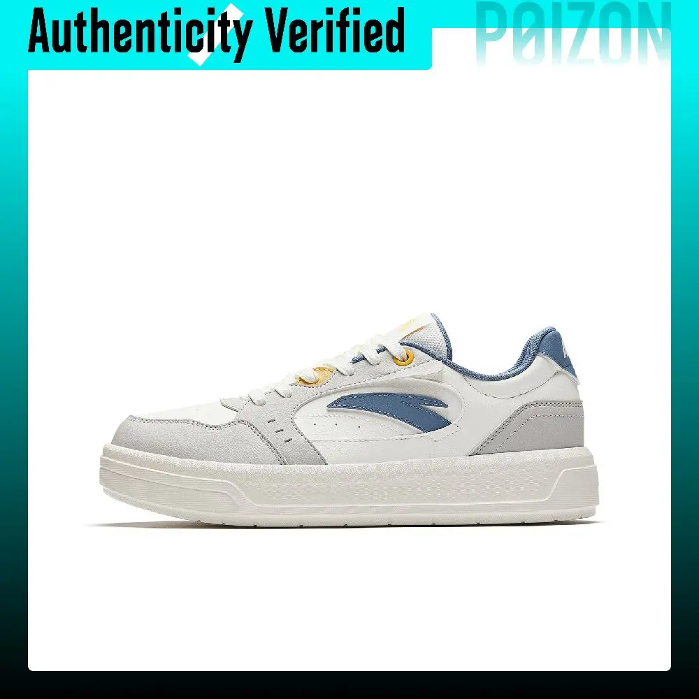Anta Light Breeze 2 Skateboard Shoes Men's White Gray Blue 912618018-4