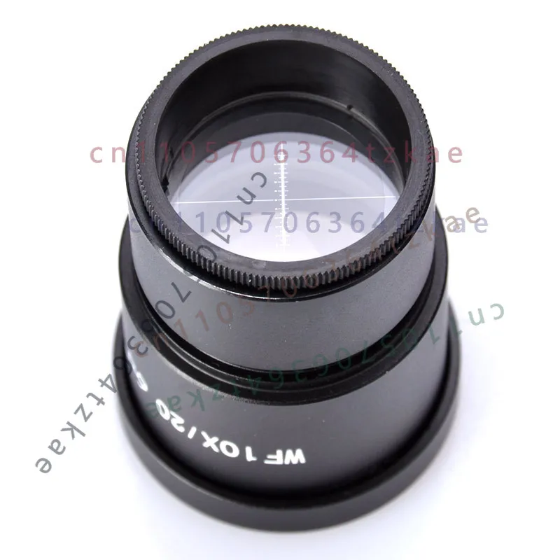 1PC WF10X High Eyepoint Wide Angle Stereo Microscope Eyepiece Lens 30mm 30.5mm Mount Optical Observation Accessory